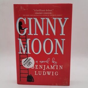 Benjamin Ludwig Ginny Moon‎ Hardcover First Edition Signed Autographed Good